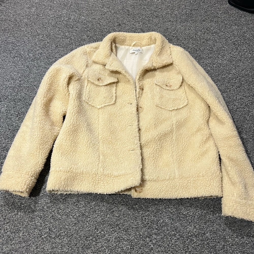 Tan Wool teddy jacket